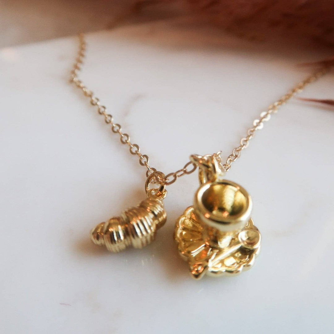 Petit Croissant Necklace