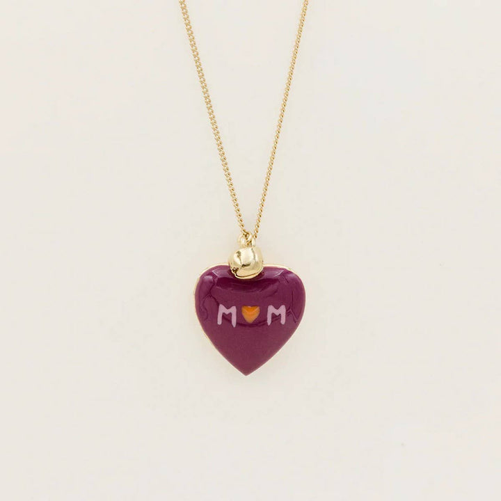 Heart Locket Photo Necklace Gold ACC10