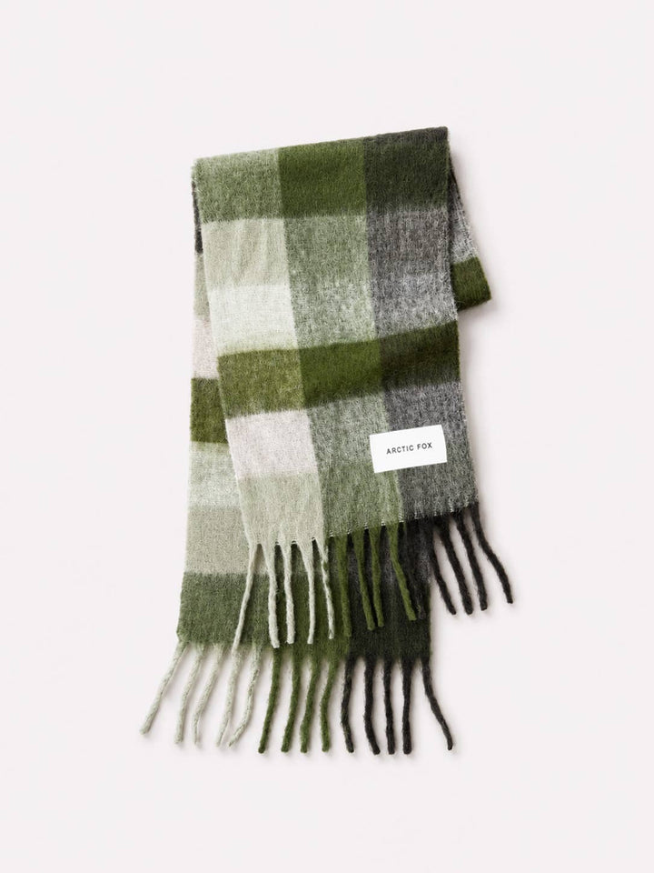 The Reykjavik Scarf - 100% Recycled - Mossy Greens - FW26