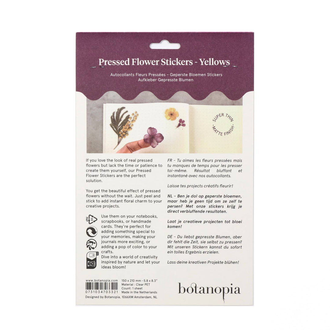 Pressed Flowers Sticker Sheet
