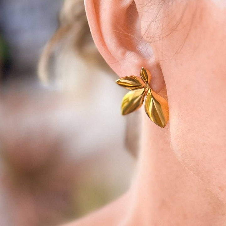 Leaf Statement Earrings NC25