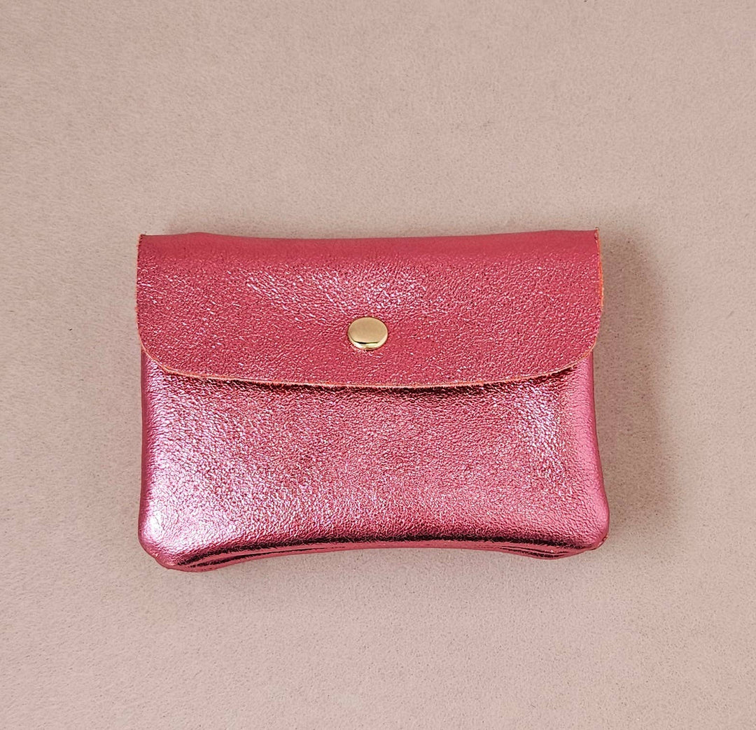 Metallic leather Kangoo wallet: Duck RM27
