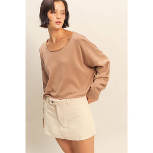 Wide Neck Sweater HYF10
