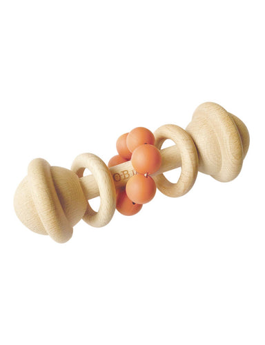 Cinnamon Wooden Rattle Toy OB01