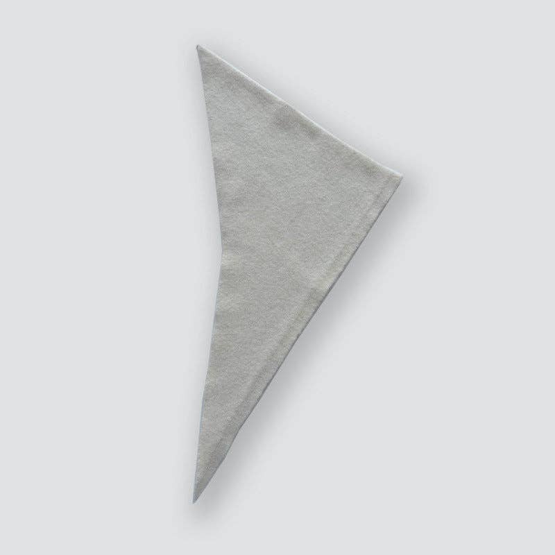 Solid Color Knitted Wool Blend Triangle Scarf for Women SL499