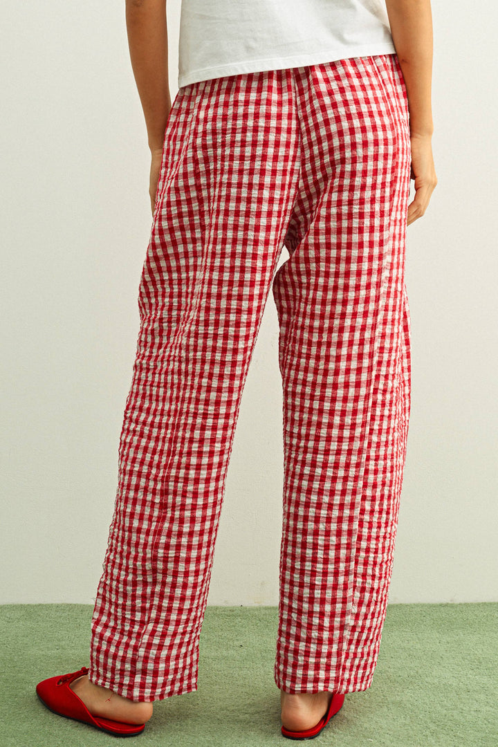 GINGHAM PANTS MM861