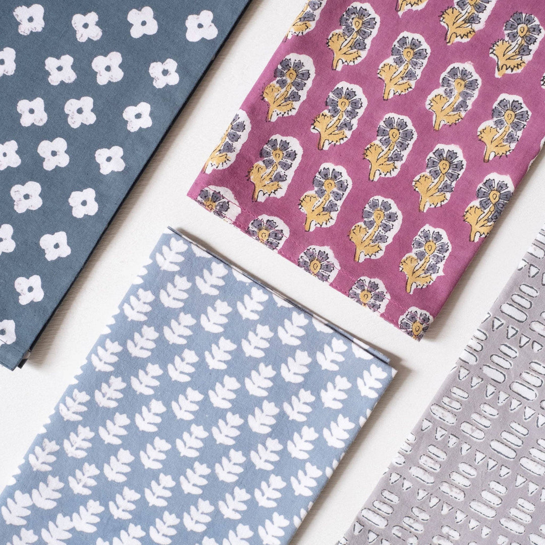 Malin Jewel Block Printed Napkins GM995