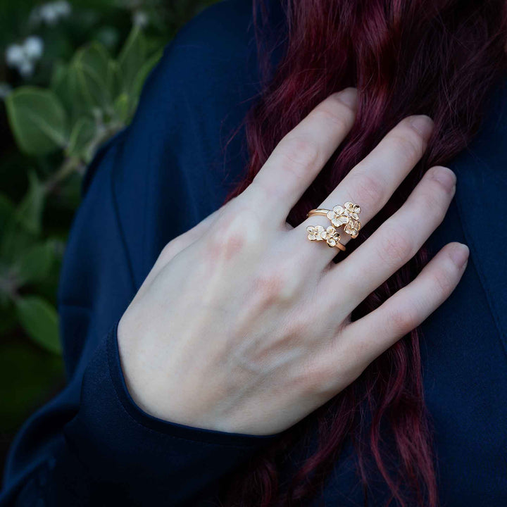 Hydrangea Bypass Ring