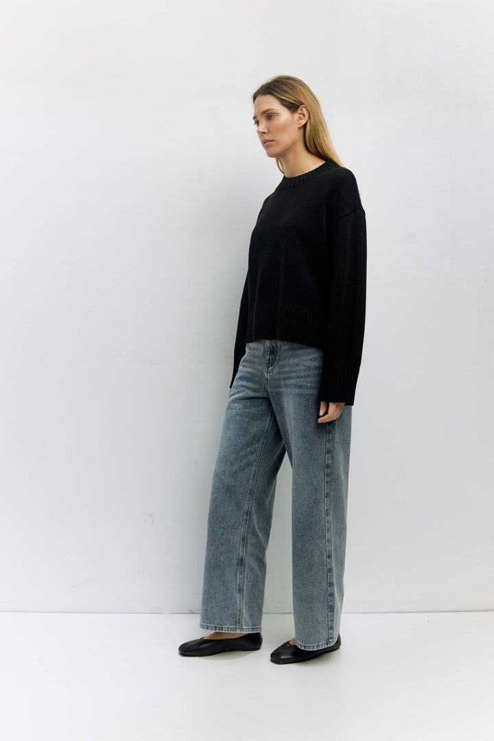 The Asher Sweater | Oversized Cropped Sweater TM24