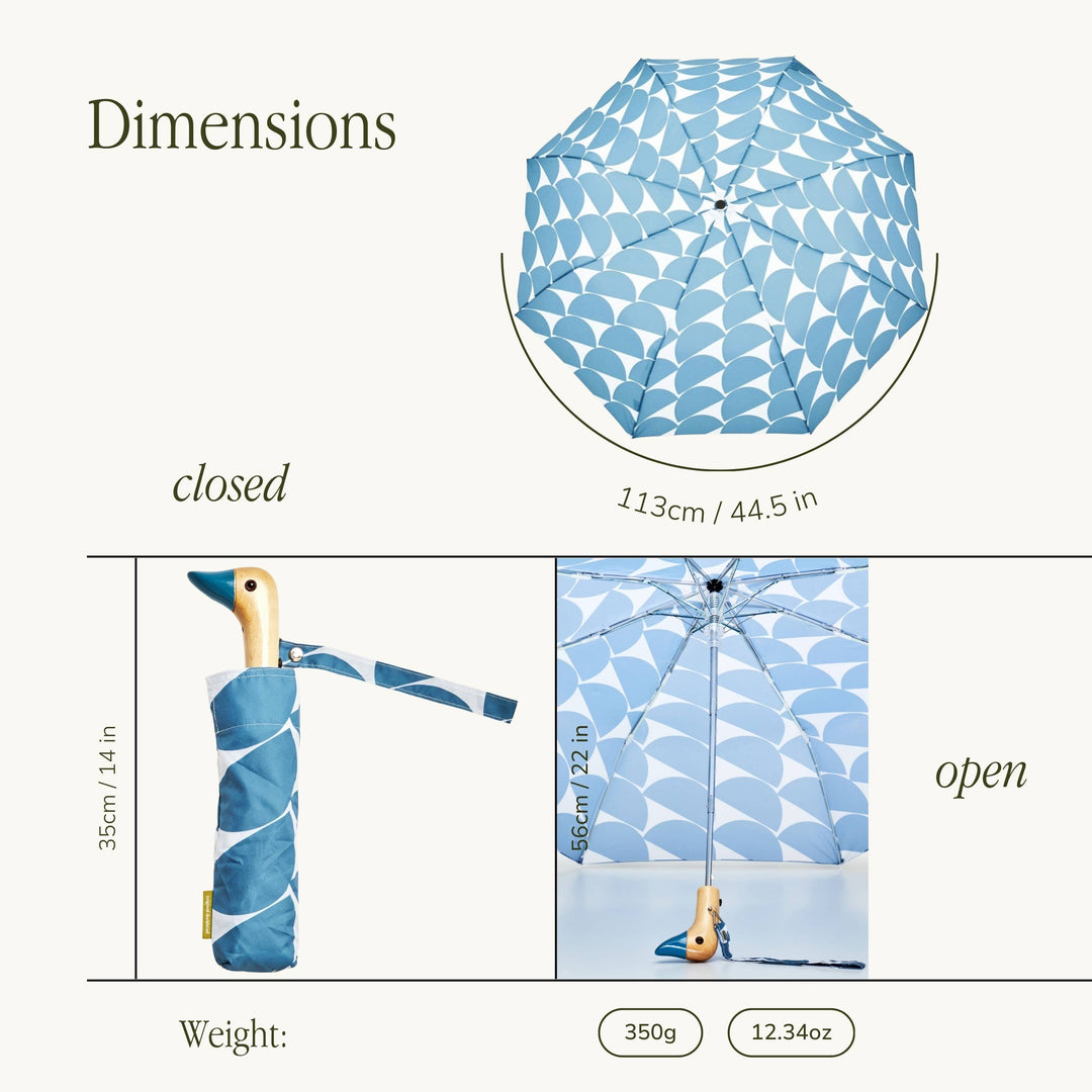 Denim Moon Eco-Friendly Duck Umbrella