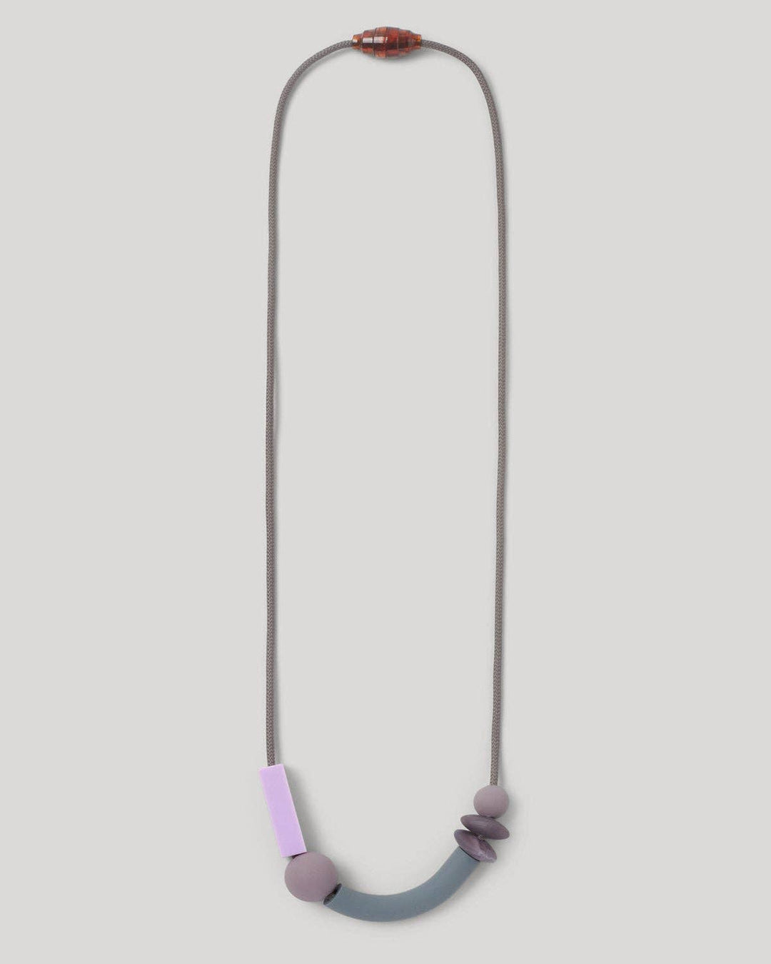 Pewter Balance Teething Necklace