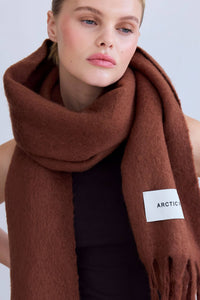 The Stockholm Scarf - 100% Recycled - Sepia