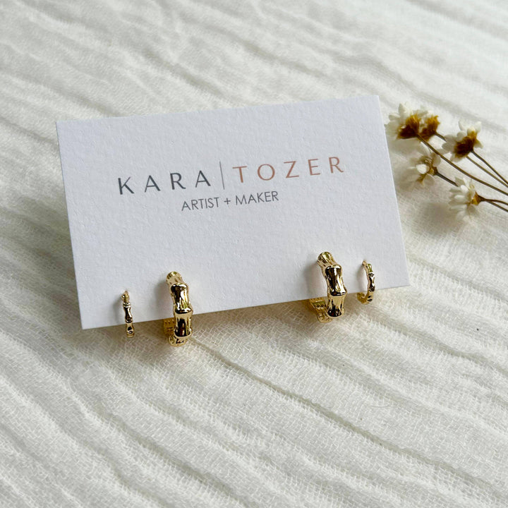 Dainty Bamboo Hoop Stacking Set KT22