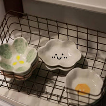 Load image into Gallery viewer, Small Ceramic Dessert Snack Sauce Plate
