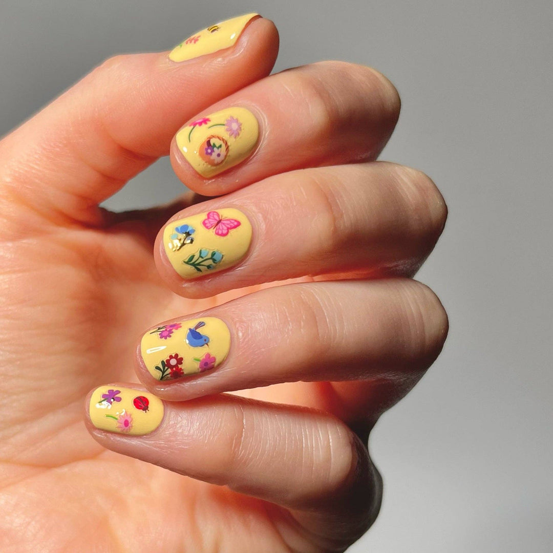 Nail Art Stickers - TEENY FLOWERS