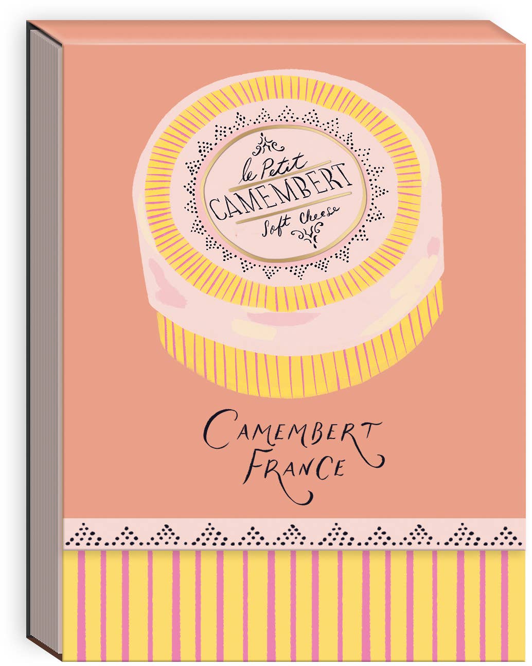 Sip &amp; Savor Camembert Pocket Notepad