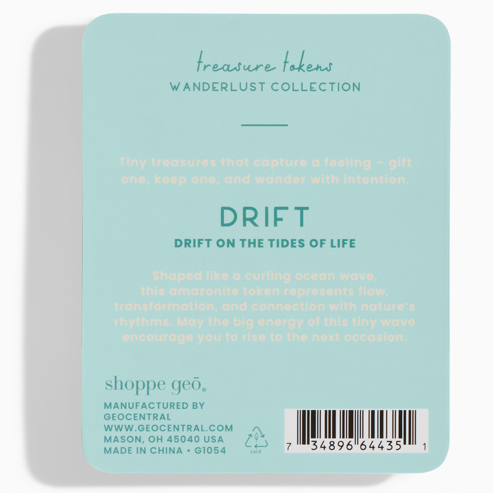 Amazonite Crystal Wave | Treasure Tokens: Wanderlust DRIFT