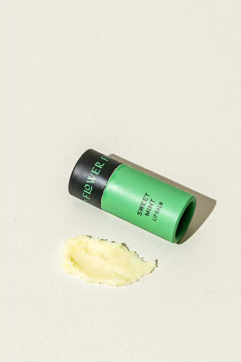 Sweet Mint Organic Lip Balm / 0.3 oz Biodegradable Tube 🌿
