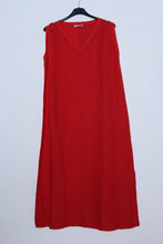 Load image into Gallery viewer, Sleeveless Short Dresses in 100% Linen REF. 10090