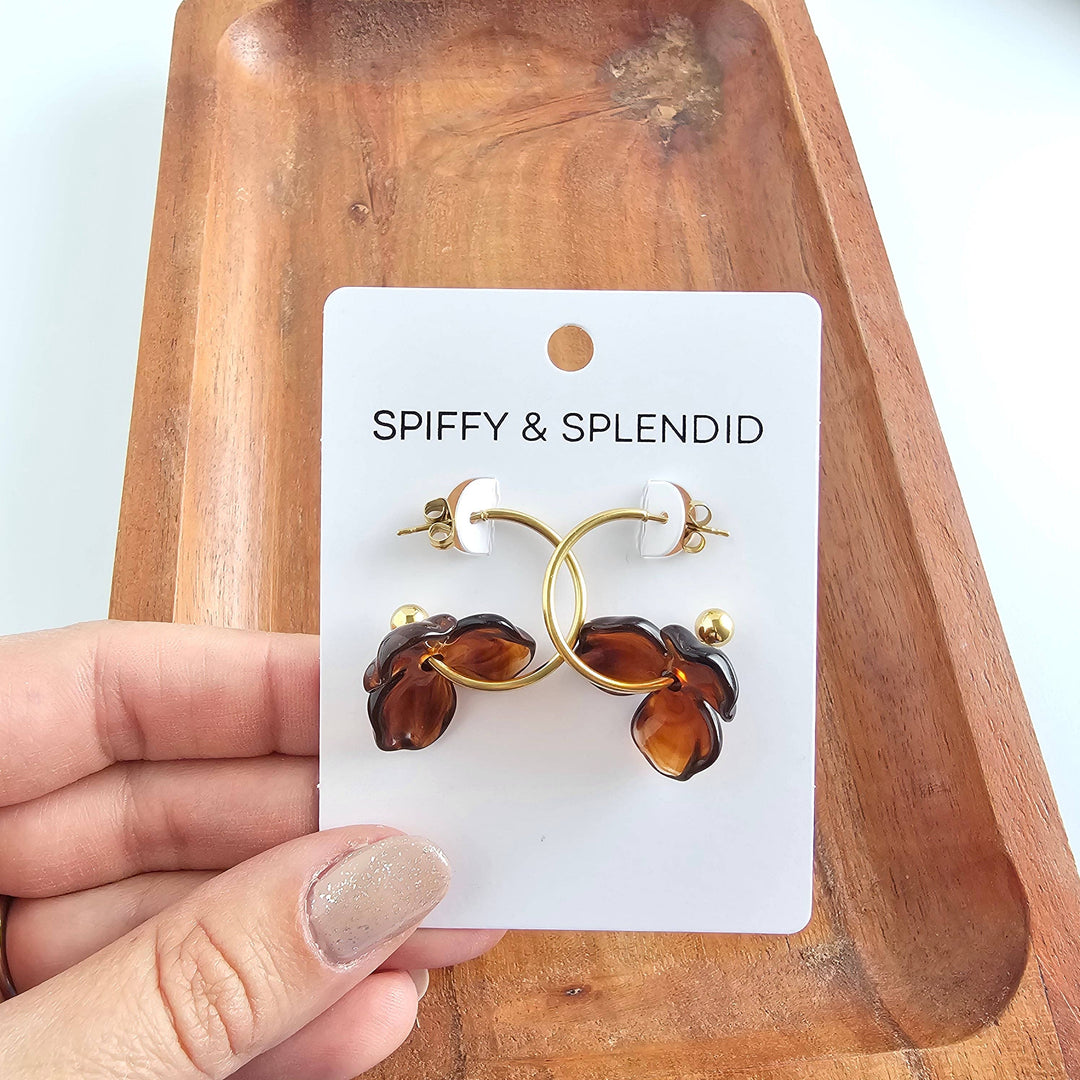 Magnolia Hoops - Amber // Jewelry, Earrings, Fall SS236