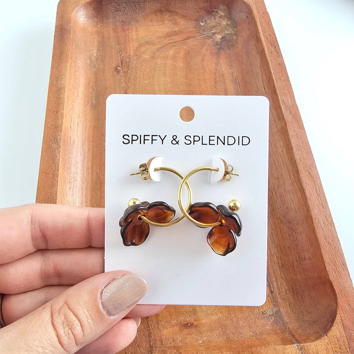 Magnolia Hoops - Amber // Jewelry, Earrings, Fall SS236