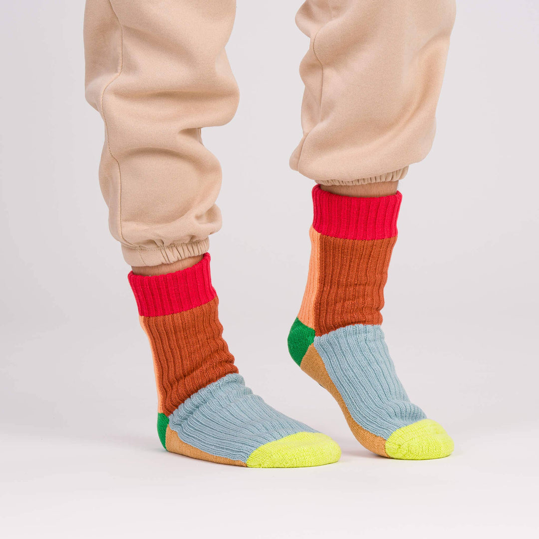 Kaleidoscope Knit House Socks VR534