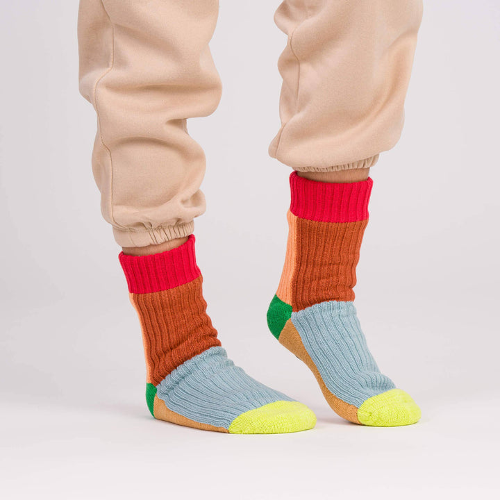 Kaleidoscope Knit House Socks VR534