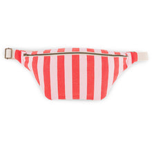 Load image into Gallery viewer, WOMEN BUM BAG STRIPES  TOMATO / CANDY PINK