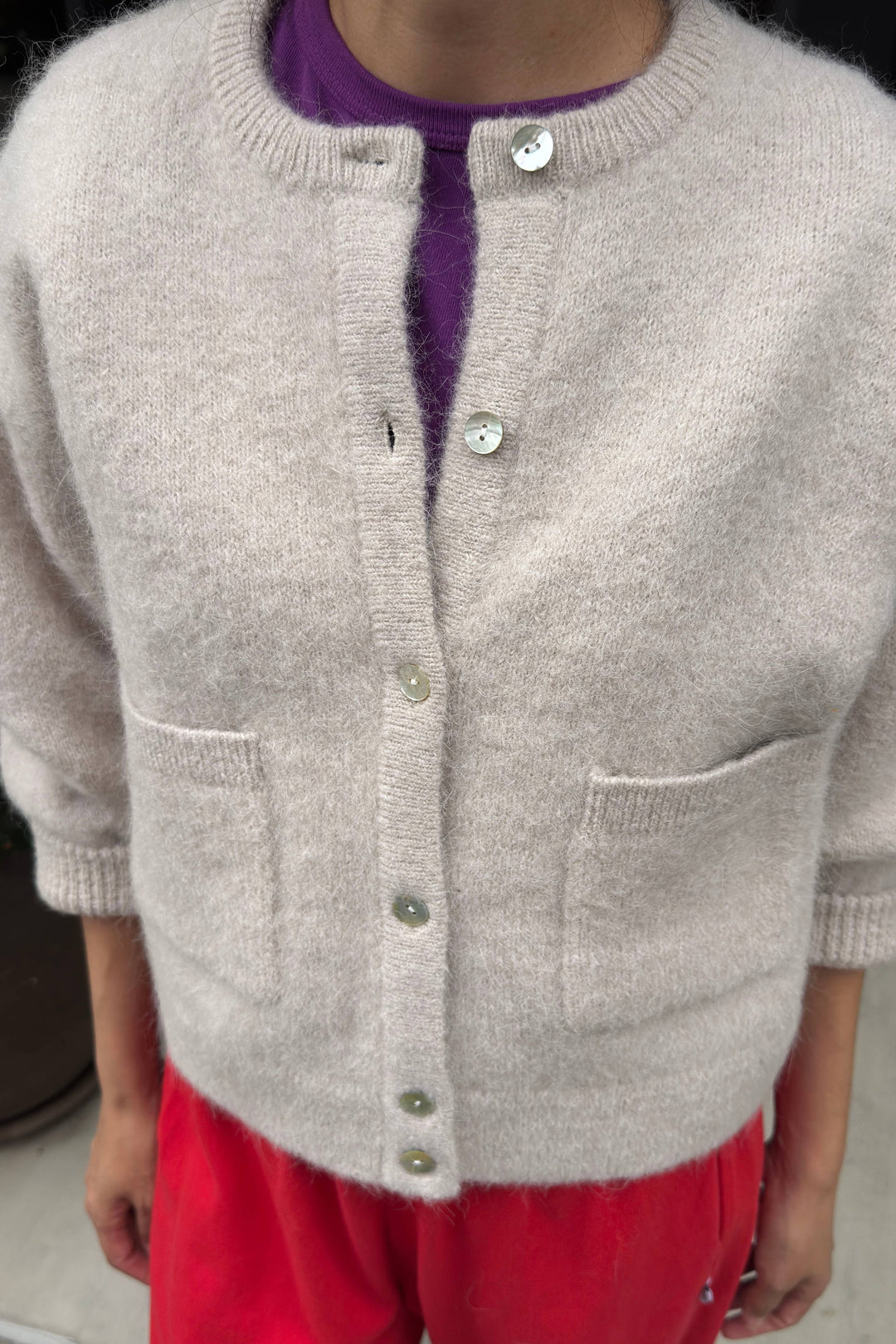 Amélie Alpaca Cardigan