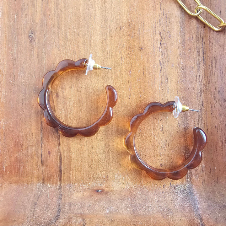 Scarlett Hoops - Amber // Jewelry, Earrings, Fall SS235