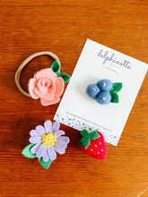 Load image into Gallery viewer, Pink Rose Baby Headband l June Birth Month Flower Gift