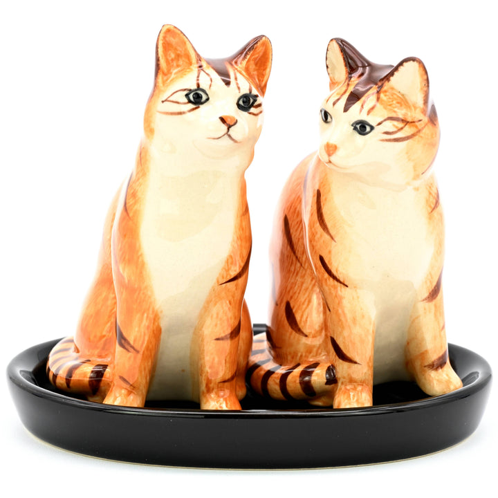 SP9131 SALT AND PEPPER SHAKER Orange Tabby