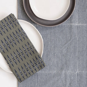 Alice Stripes Storm Tablecloth