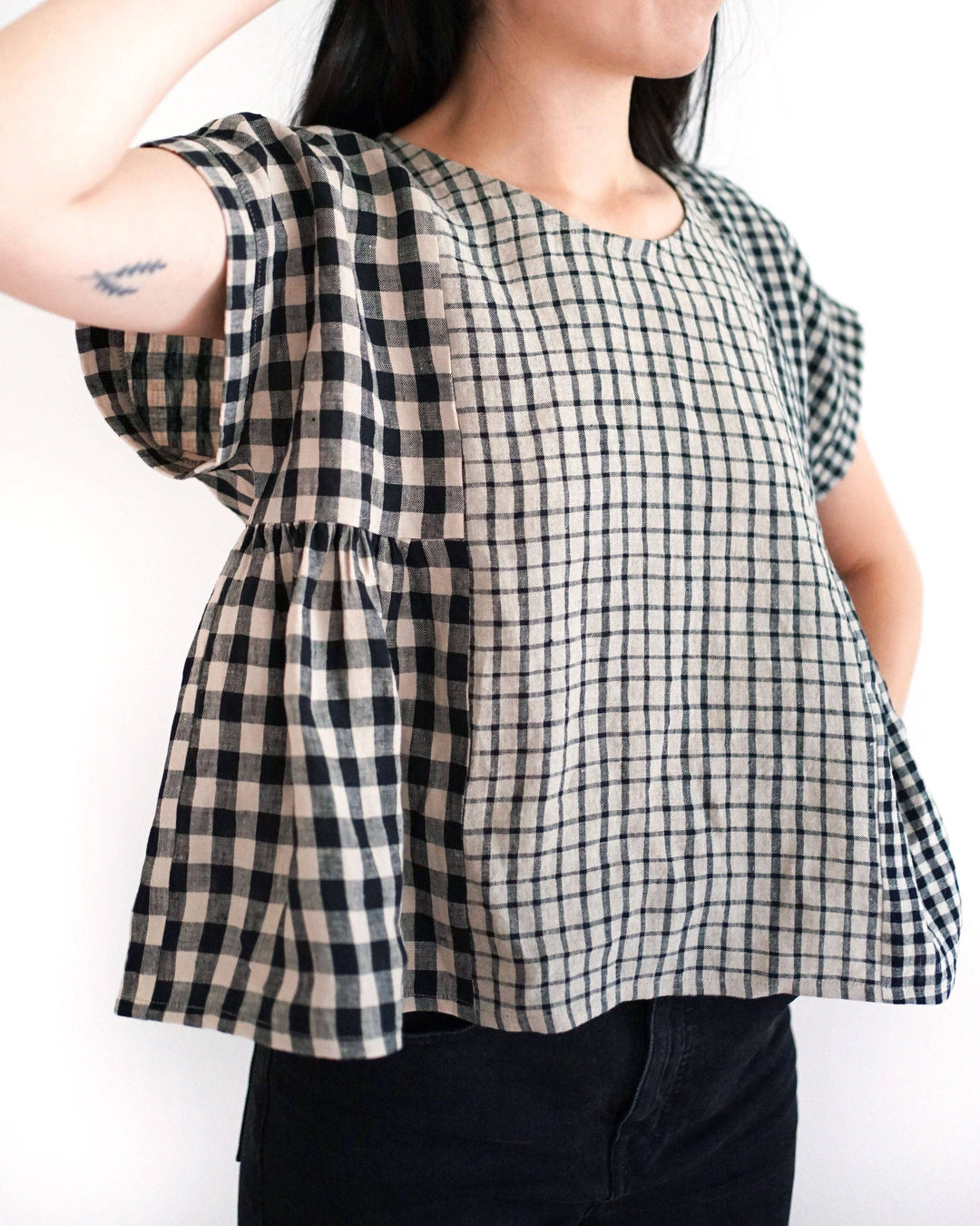 Collage Gather Top Printed Sewing Pattern