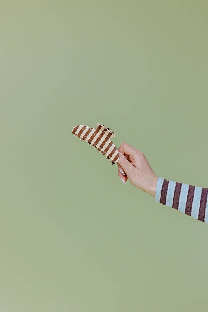 POLKA DOT &amp; STRIPED OVERSIZED CLAWS KX22