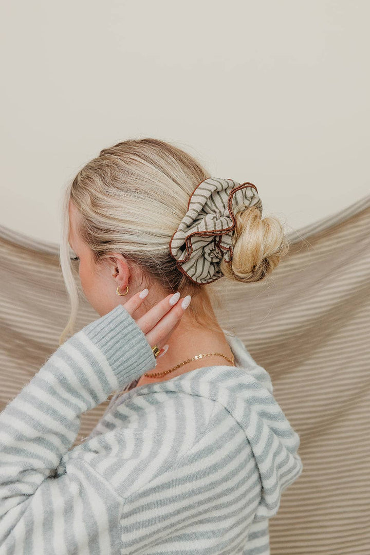 STRIPED CORSET SCRUNCHIE KX17