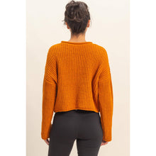 Load image into Gallery viewer, Rolled Edge Sweater HF213