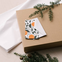 Load image into Gallery viewer, Winter Citrus Mini Note Set / Gift Wrap / Midwest Made