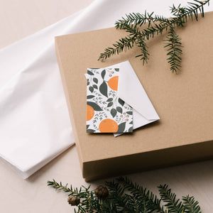 Winter Citrus Mini Note Set / Gift Wrap / Midwest Made