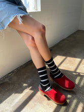 Load image into Gallery viewer, Striped Boyfriend Socks