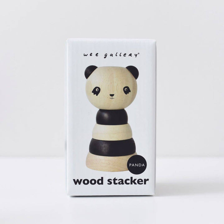 Wooden Ring Stacker - Panda