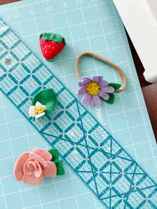 Aster Baby Headband l September Birth Month Flower Gift