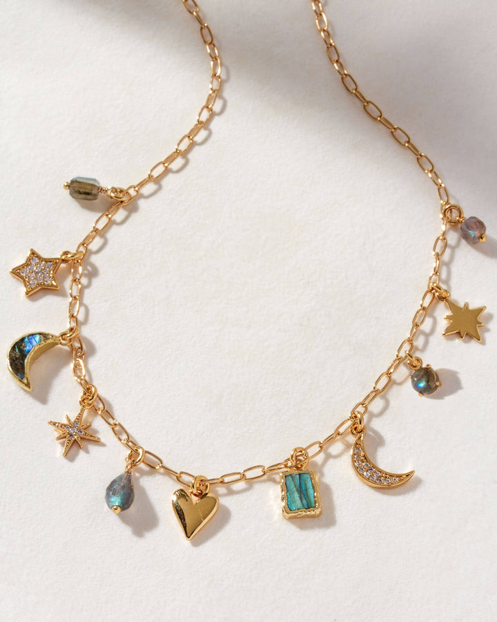 Still Lost In The Cosmos Charm Necklace LN88