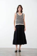Load image into Gallery viewer, LOOSE STRIPE CROCHET SWEATER VEST