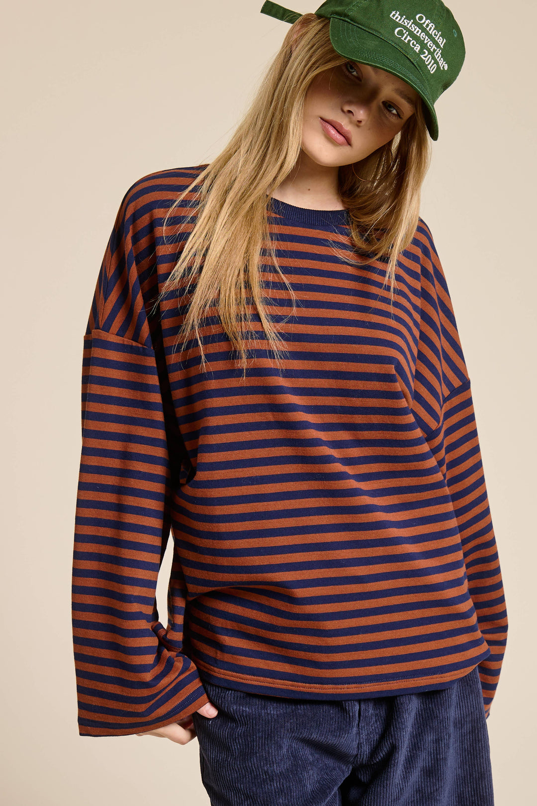Striped Terry Top MOS23