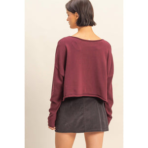 Wide Neck Sweater HYF10