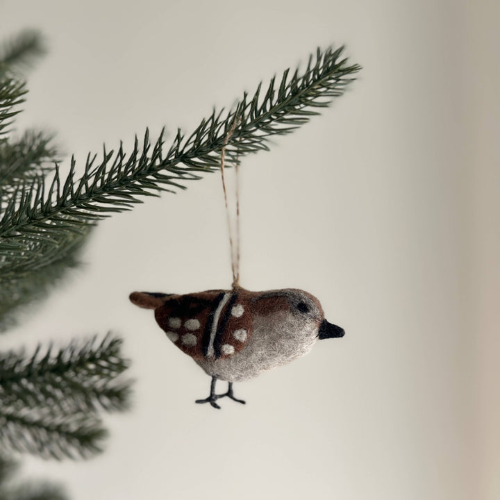 Felt Bird Ornaments - A Set: Canary GN15