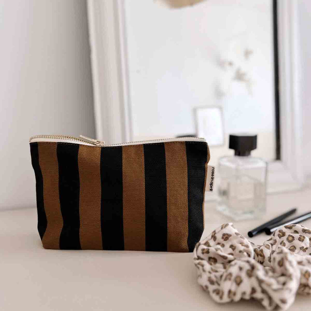 POUCH SOFIA STRIPES CUMIN