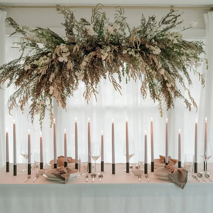Bluebell | Dipped Beeswax Taper Candles | All Natural
