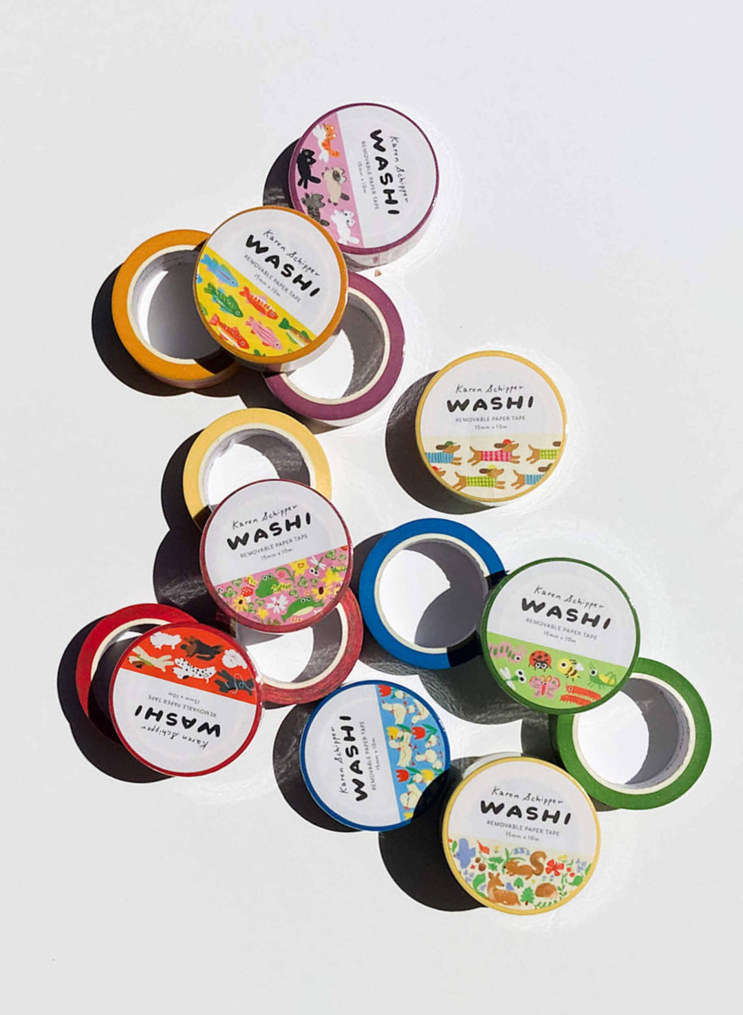 Duck &amp; Tulip Washi Tape – Cute Animals Planner Tape KSW